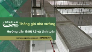 Thiết kế & tính toán hệ thống thông gió nhà xưởng